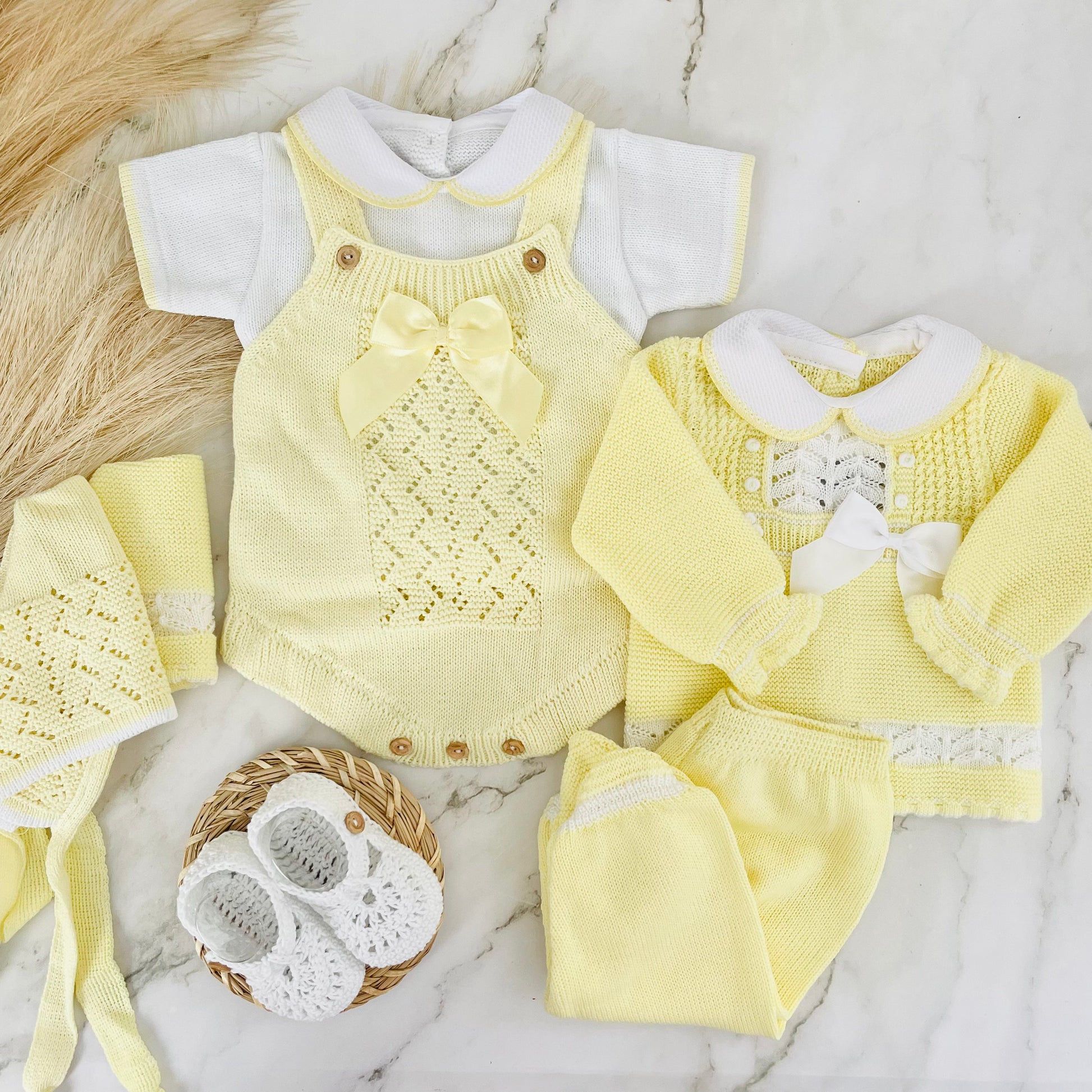 SKY SUN | Neutral Gender Baby Knitted Sets | Limited Edition Luxury box 2 set Baboxie 