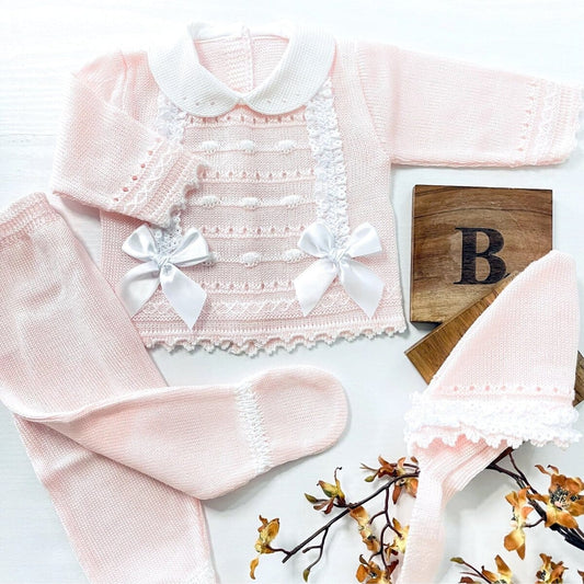 BABY LOVE PINK | BG Knitted Set Baboxie 